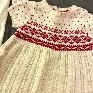 Toddler Holiday Dress, Tights, Bow hair piece